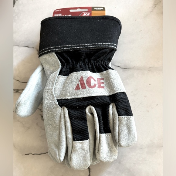 Ace Men's Indoor/Outdoor Work Gloves Black/Gray L 1 pair - Picture 6 of 6